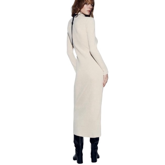 Zara Soft Gathered Detail Maxi Dress - Picture 3 of 11